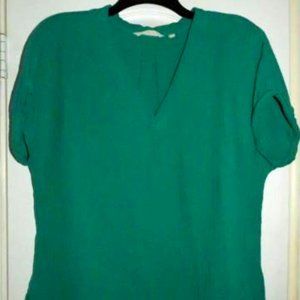 Soft Surroundings Green Blouse